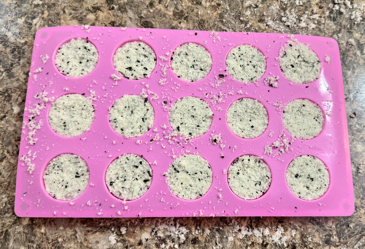 Homemade Honeysuckle, Bee Balm & Eucalyptus Shower Steamers- The Honey Bee The Earthly Vine