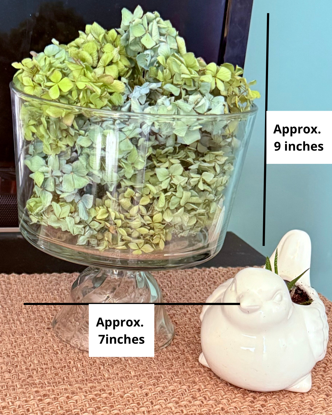 Dried Hydrangea Flowers in Purple & Green – Natural Home Decor The Earthly Vine