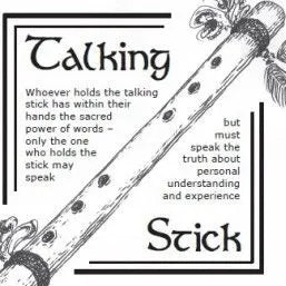Feathered Talking Stick or Custom Ordered Designs The Earthly Vine